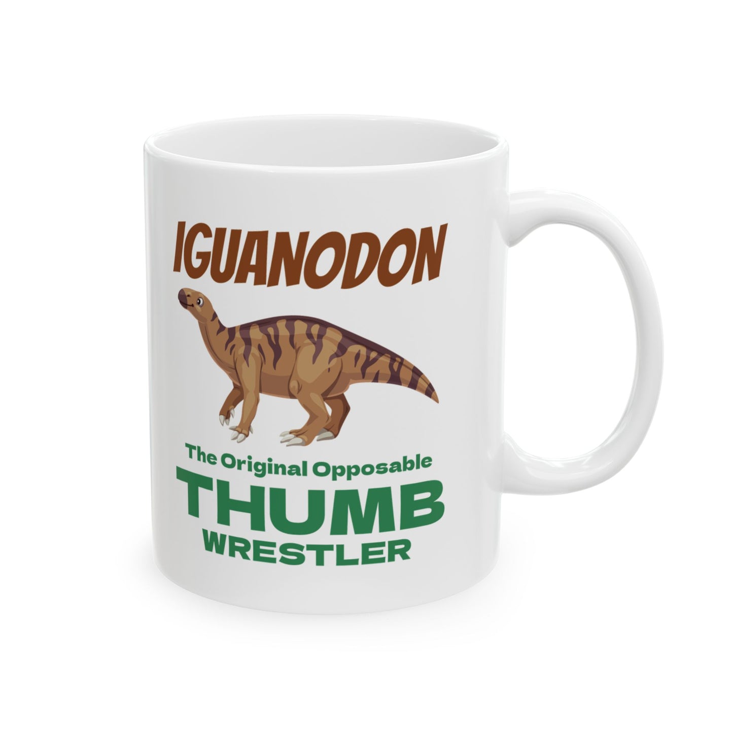 Dinosaurier-Fossil-Becher Iguanodon Opponierbarer Daumen für Paläontologie-Studenten 