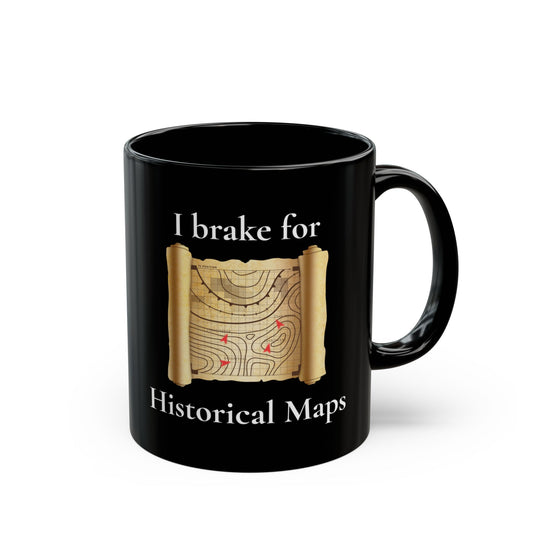 History Buff Mug - Vintage Cartography Coffee Cup for Map Collectors & Archivists