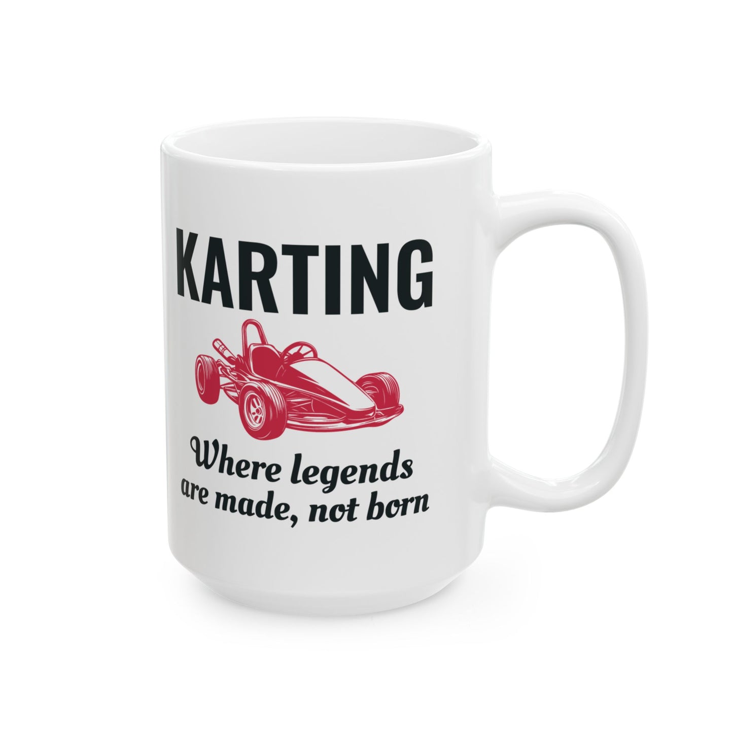 Go Kart Racing Mug for Karting Enthusiasts - Racing Passion