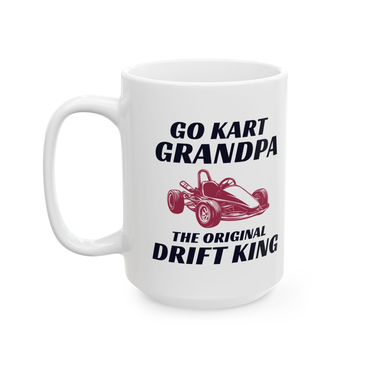 Go Kart Racing Mug - Drift King Design for Enthusiasts and Racers