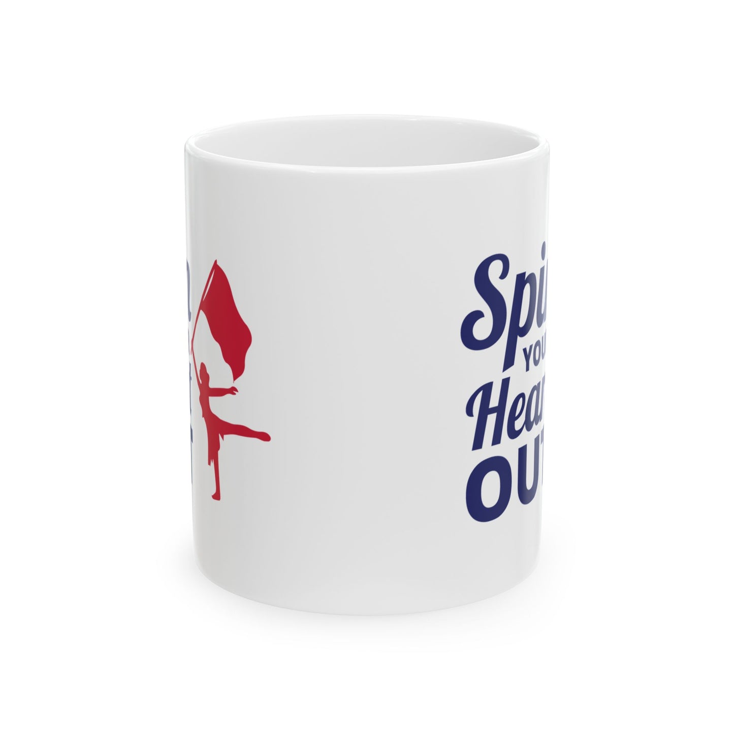 Color Guard Mug - Spin Passion Design for Performers & Fans