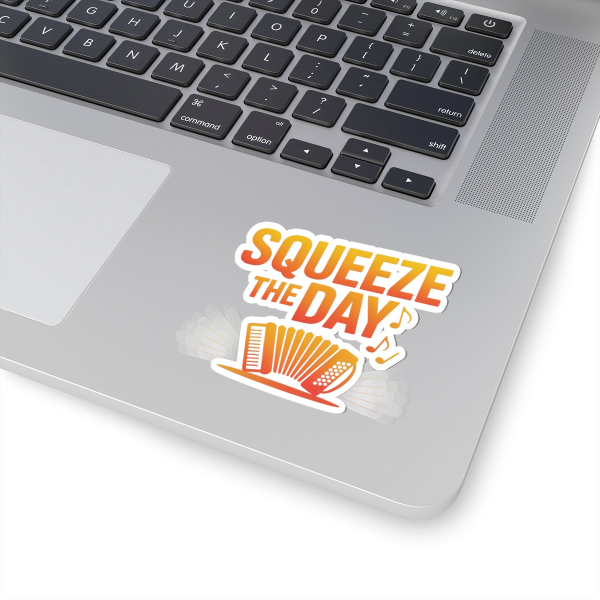 Accordion Player Sticker - Motivational Squeeze Quote Decal for Musicians, Polka Band Members, Squeezebox Enthusiasts