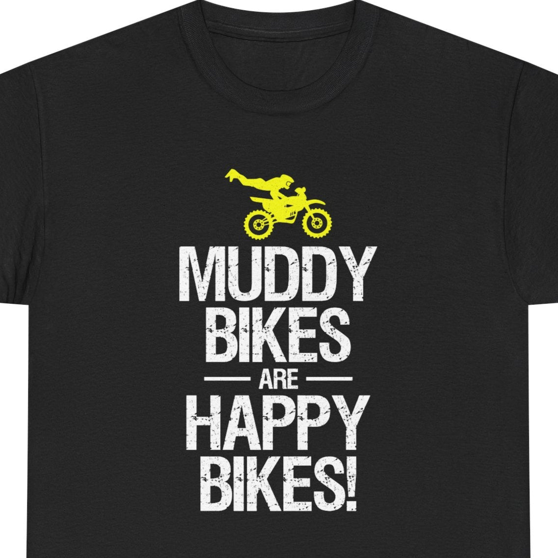 Dirt Bike Motocross T-Shirt - Mud Riding Graphic for Offroad Racers & Trail Enthusiasts