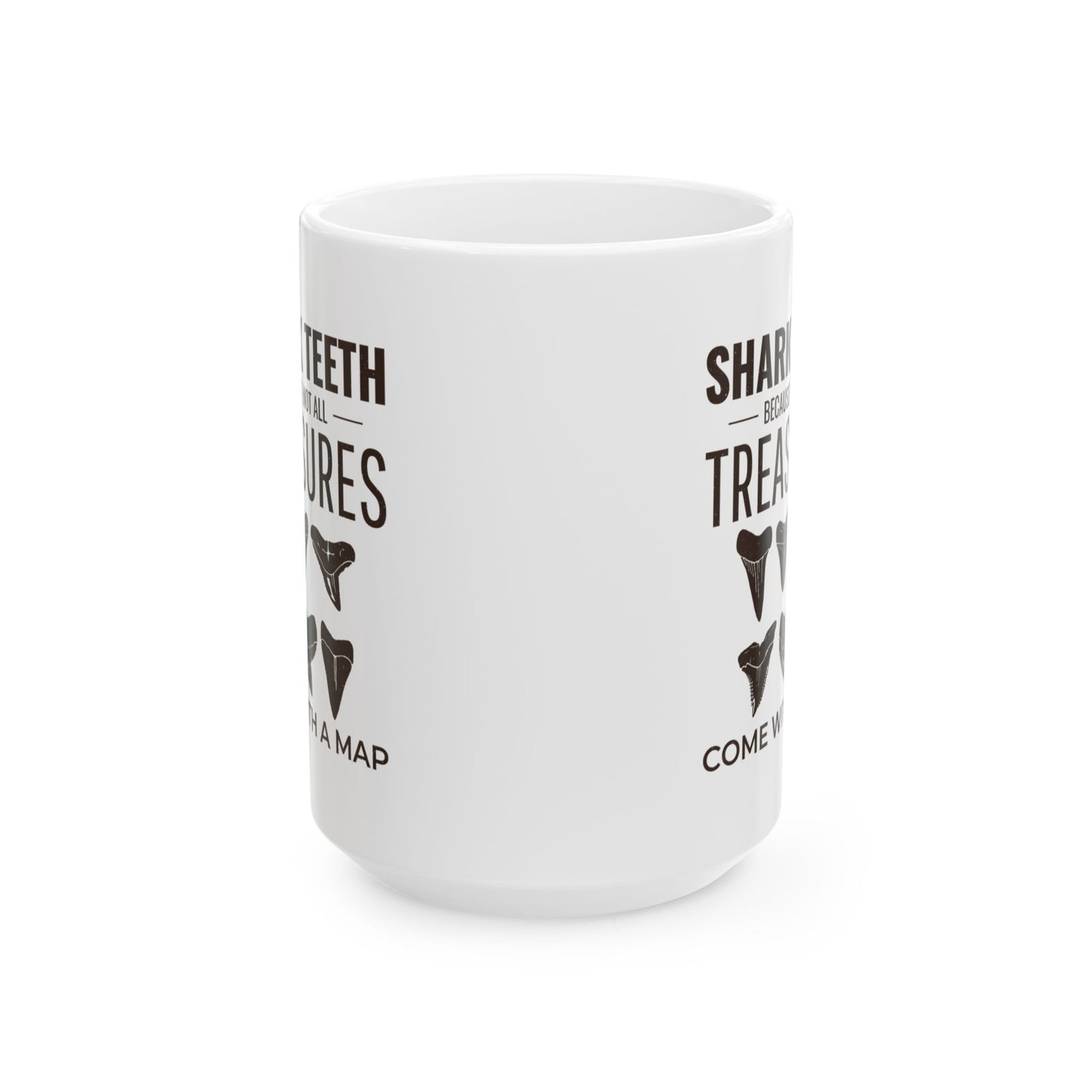 Shark Teeth Collector Mug – Fossil Hunter Gift, Paleontology & Beachcombing Enthusiast