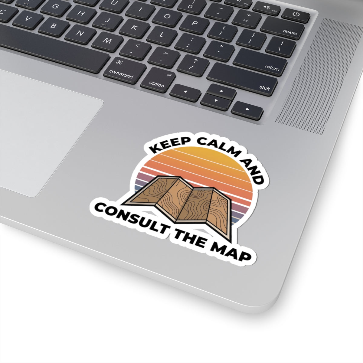 Trail Navigator Sticker - Map Consultation Vinyl Decal for Hikers & Backpackers