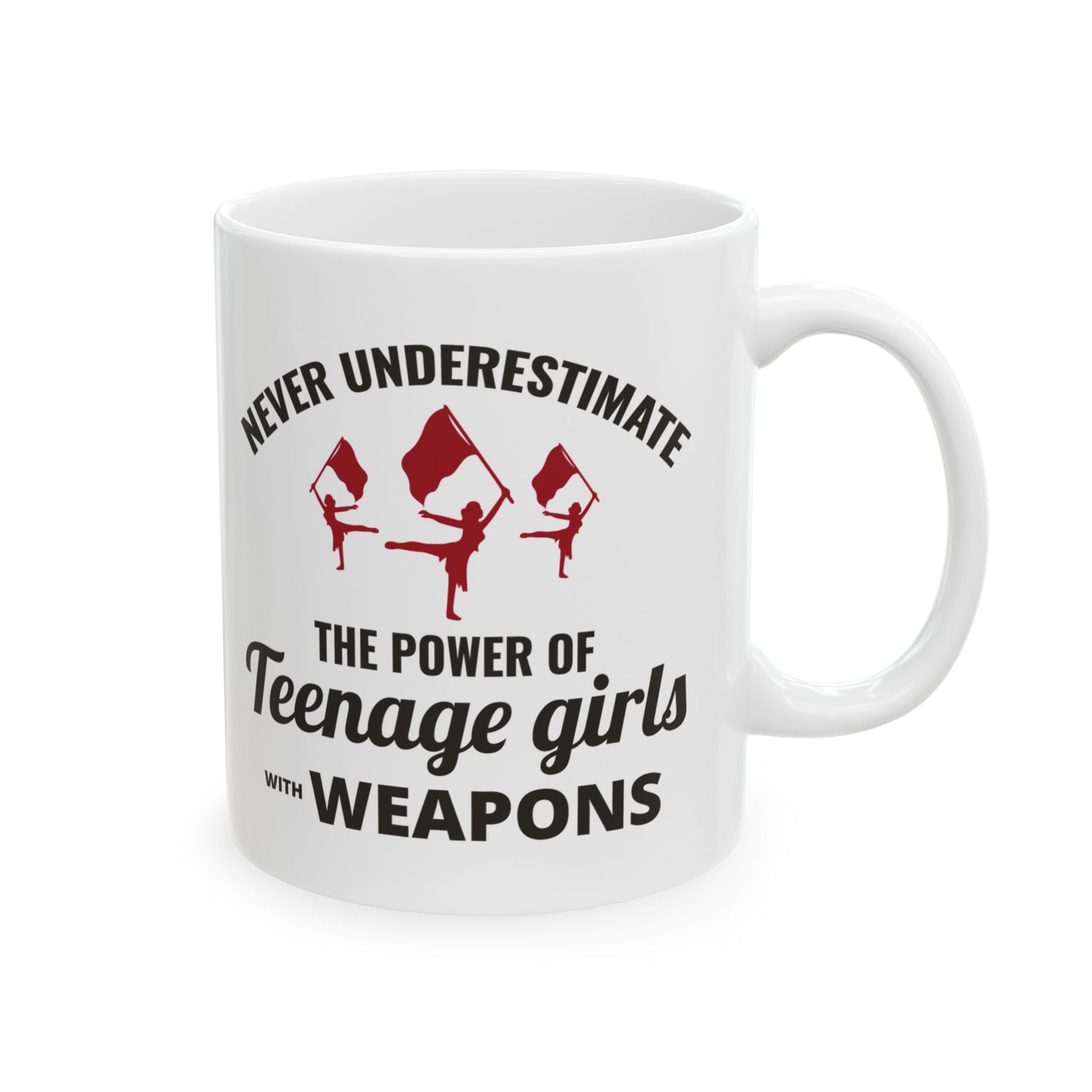 Color Guard Mug - Teenage Girls Power Design for Enthusiasts