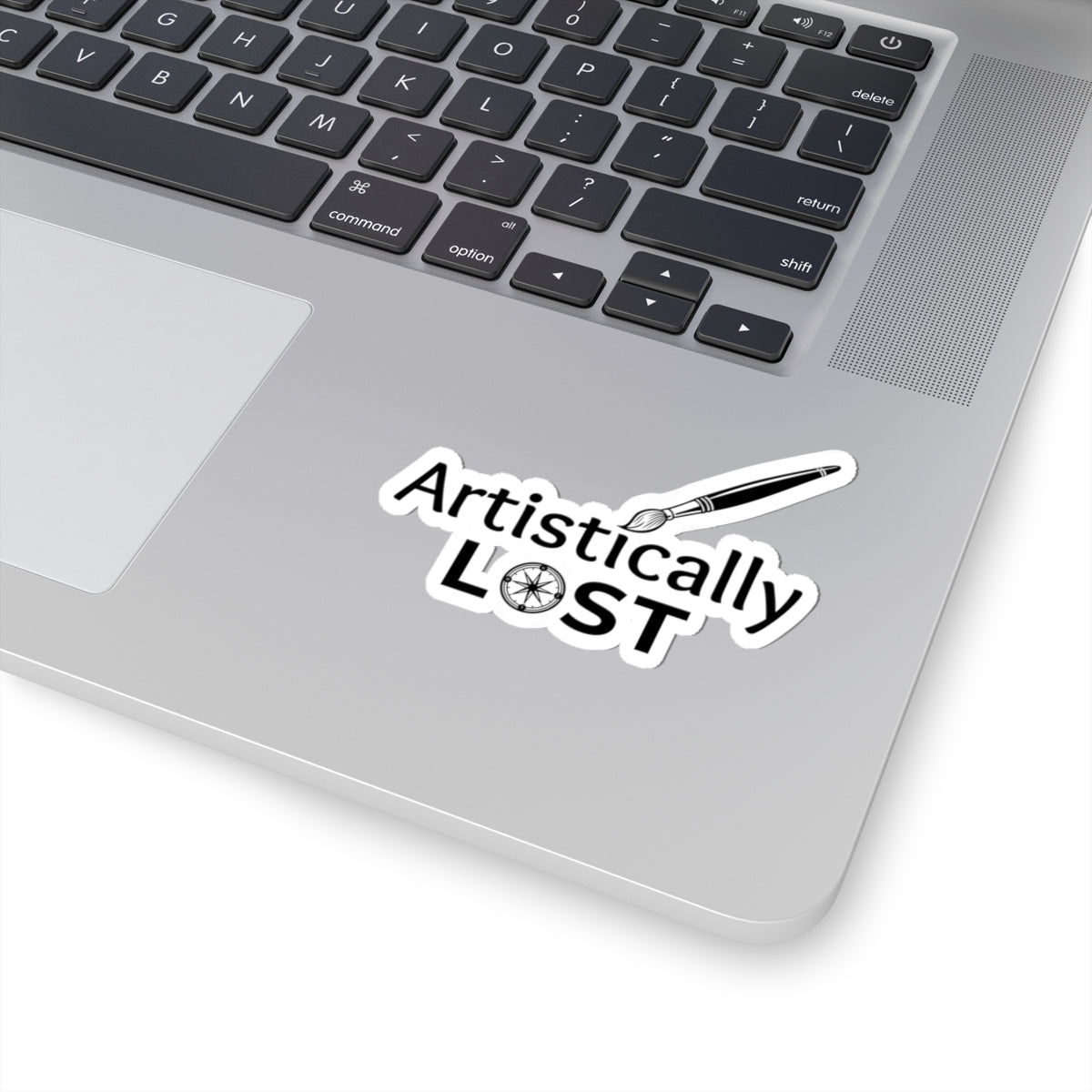 Artistically Lost Sticker - Minimalist Wanderlust Vinyl Decal for Creative Explorers & Daydreamers