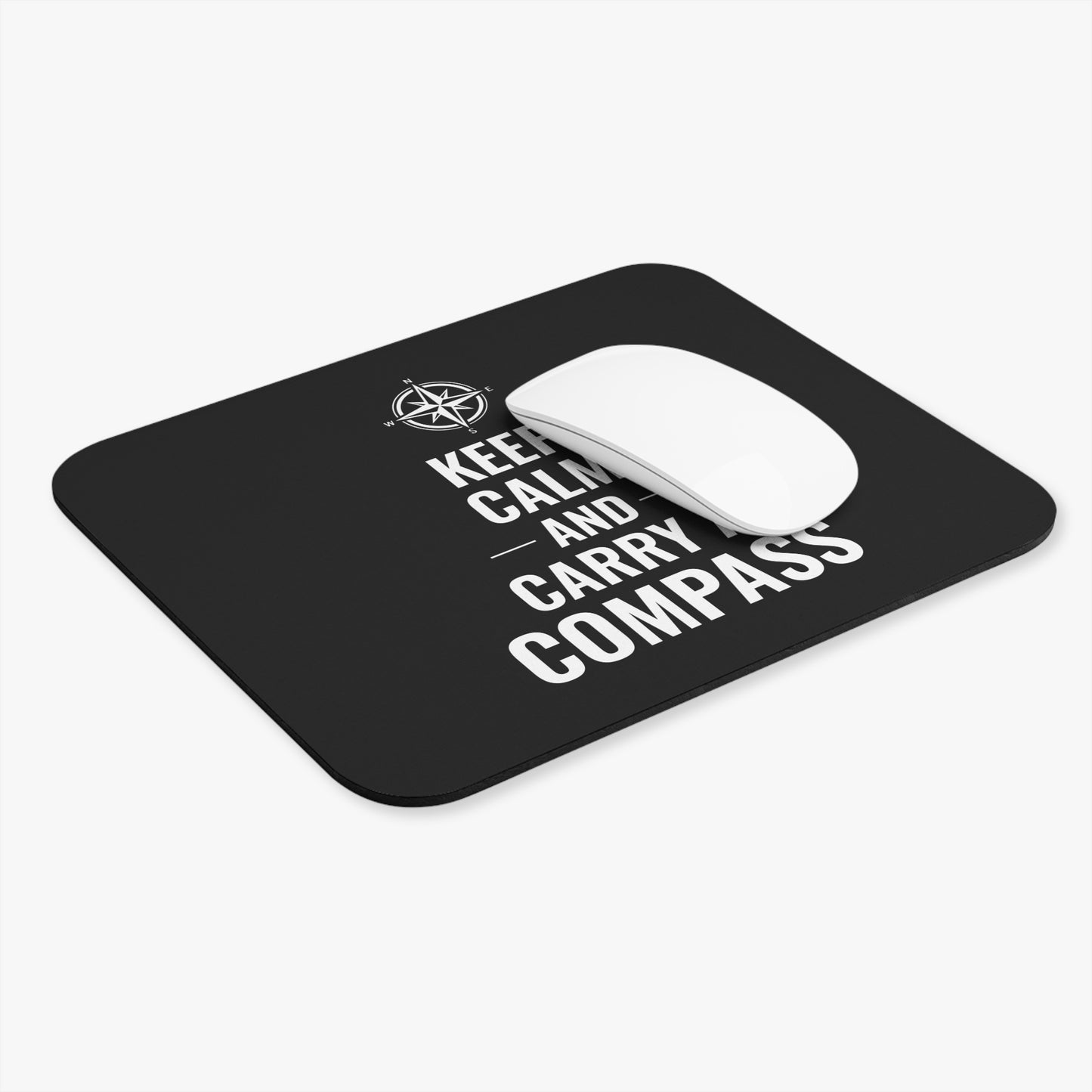 Compass Navigation Mouse Pad - Outdoor Explorer Non-Slip Rubber Base for Adventurers
