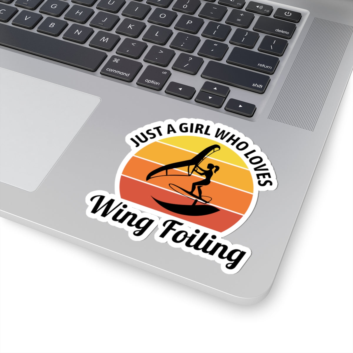 "Wing Foiling Enthusiast Sticker - Water Sports Lover Vinyl Decal for Surfers & Foilers"