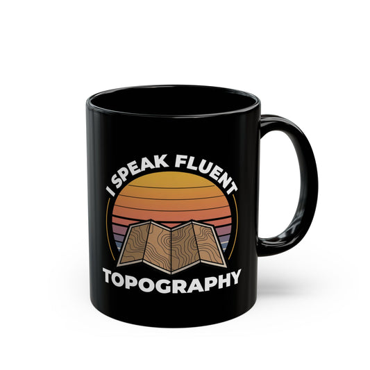 Topography Translator Mug - Cartography Humor Cup for GIS Analysts & Geologists