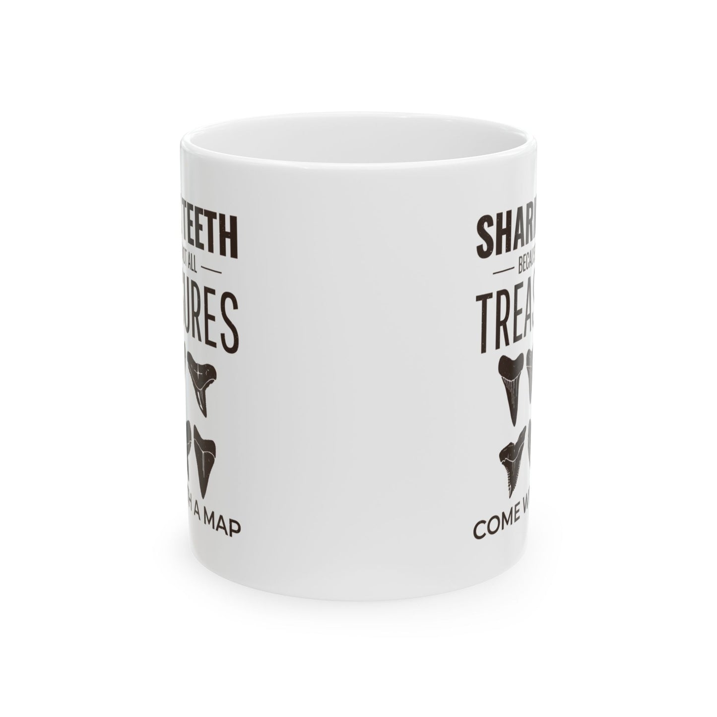 Shark Teeth Collector Mug – Fossil Hunter Gift, Paleontology & Beachcombing Enthusiast