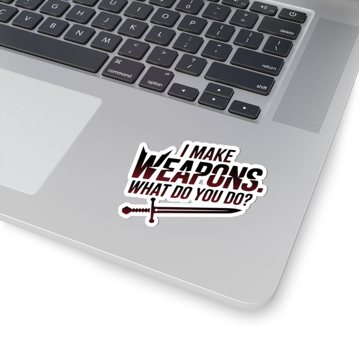 Bladesmith Sword Sticker – Edgy Weapon Maker Humor Decal for Bladesmiths Blacksmiths and Forge Crafters