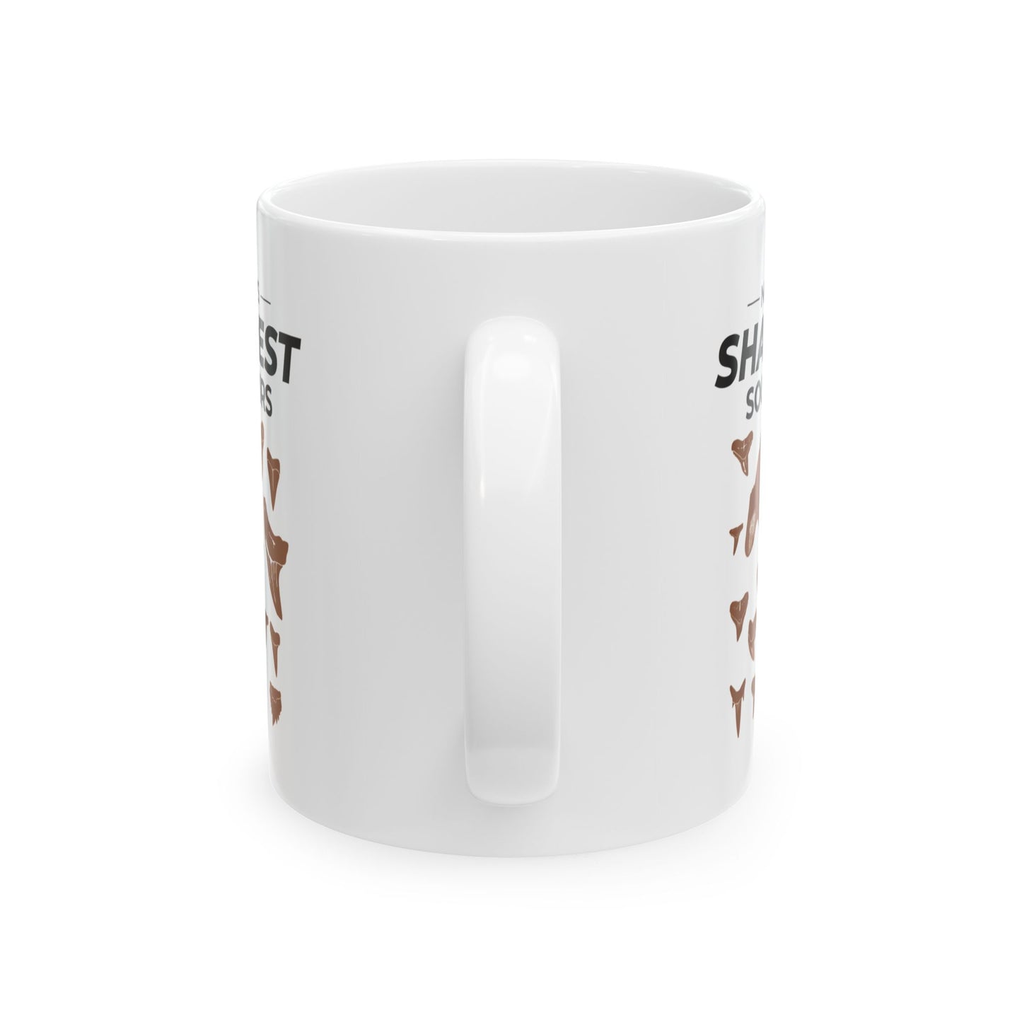 Shark Tooth Collector Mug - Nature's Sharpest Souvenirs Cup for Fossil Hunters