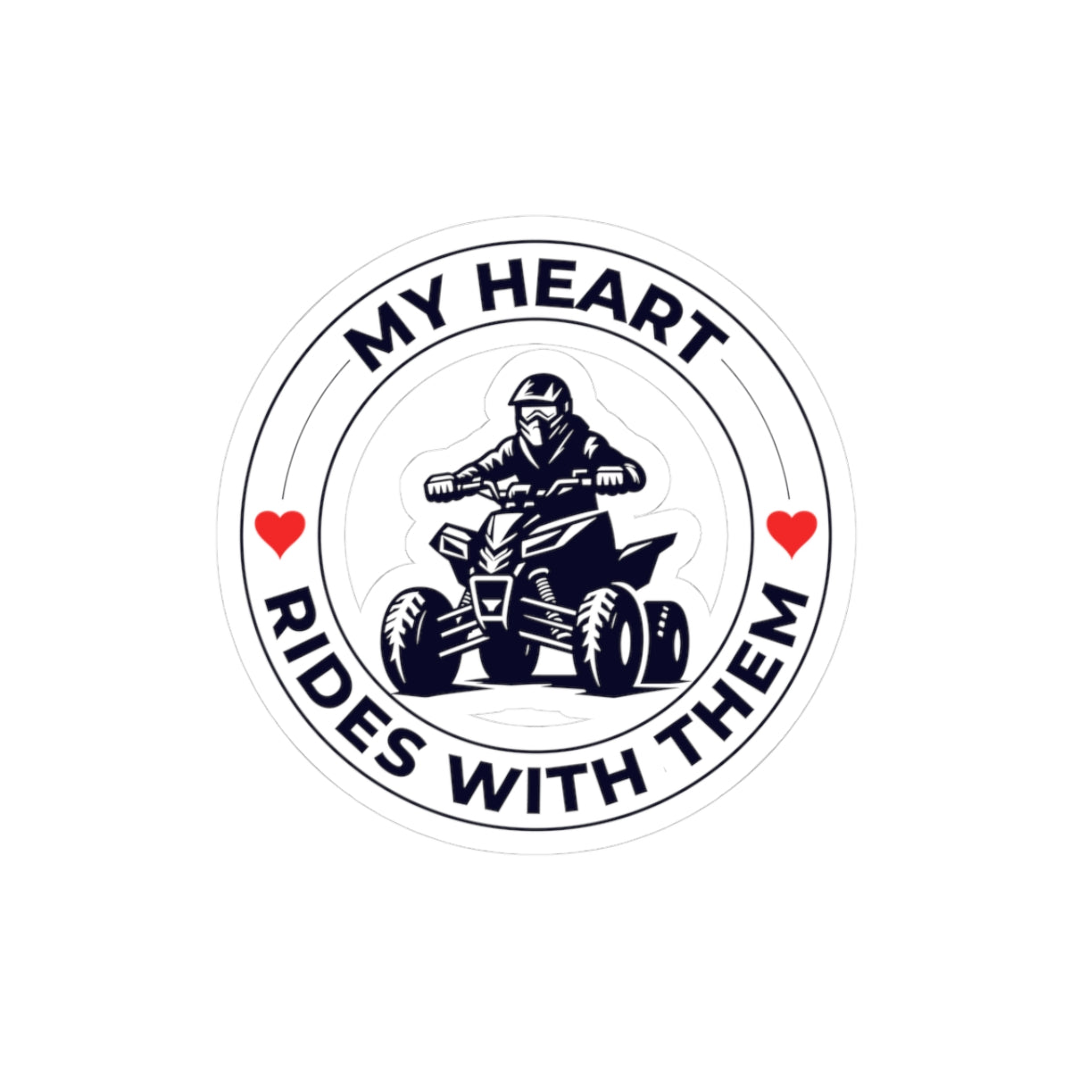ATV Sticker Vinyl Quad Bike Motocross Racing Mom Rider Family Motorsports Parent Enthusiasts