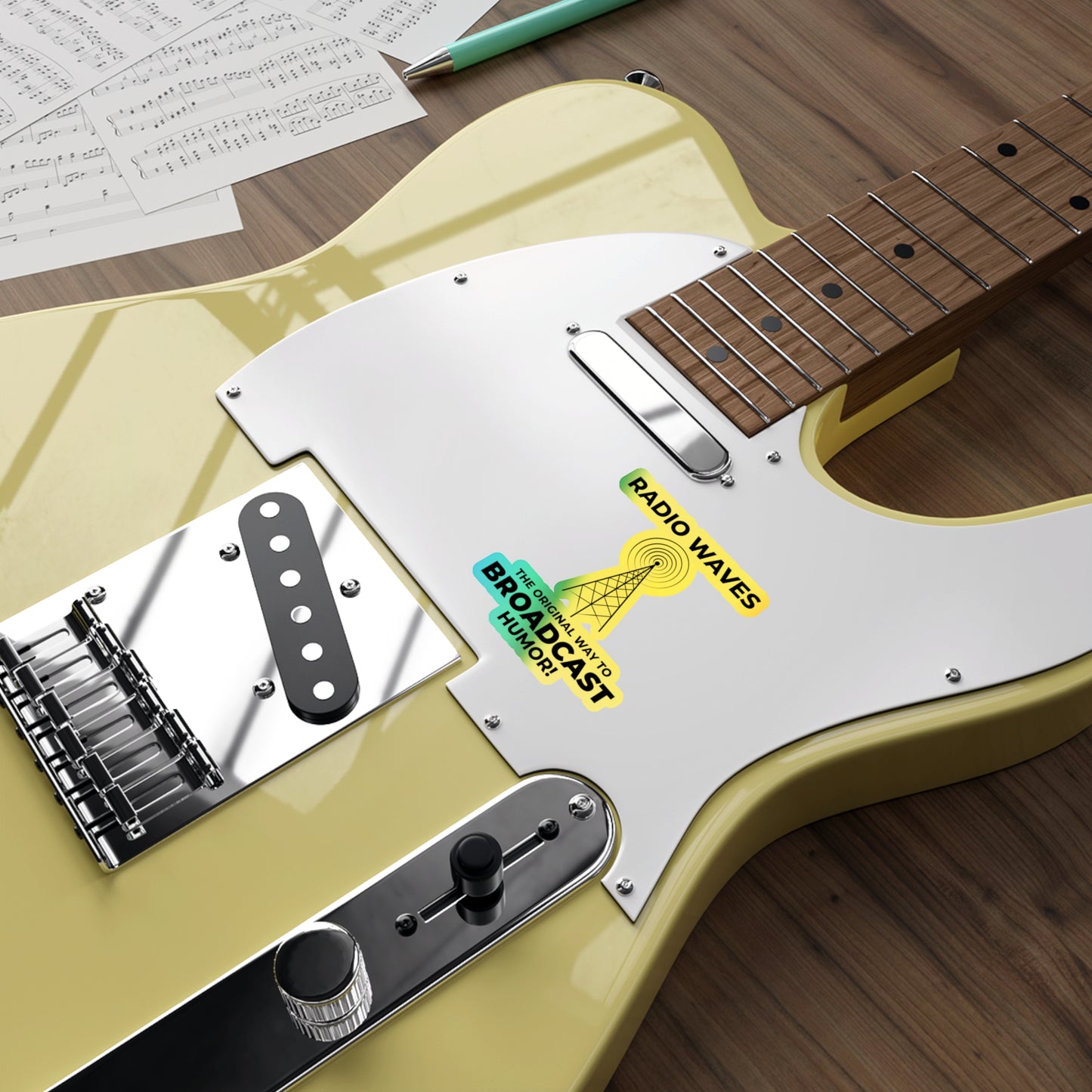 Amateur Ham Radio Operator Stickers Holographic Vinyl Decal - Airwave Humor & QSO Comedy