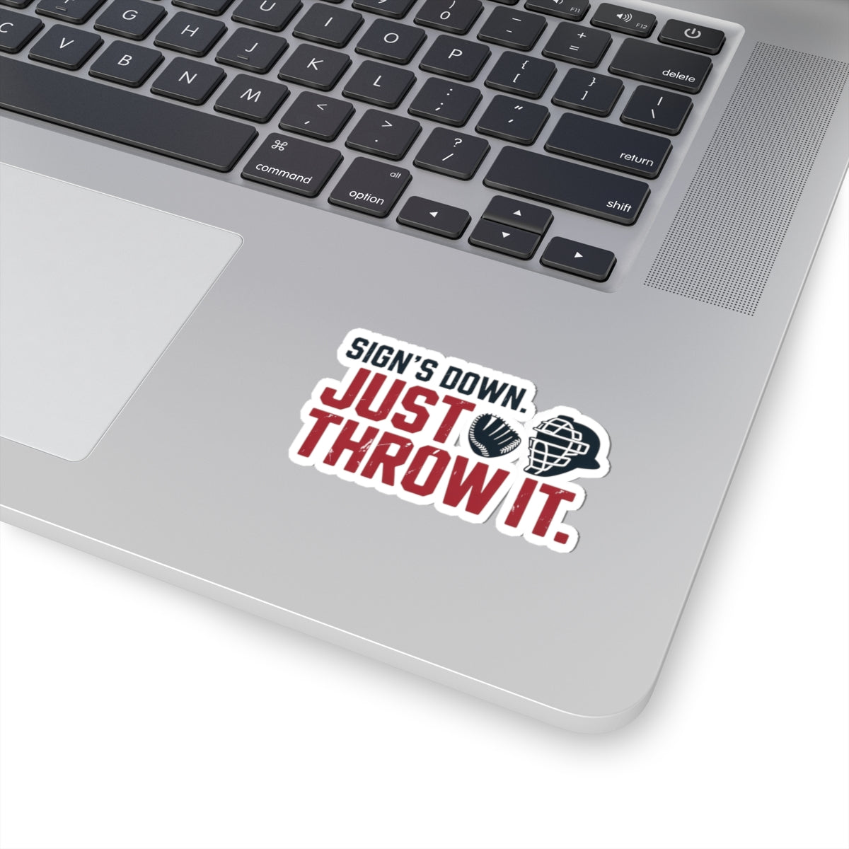 Baseball Catcher Sticker – Funny Lost Signal Humor Decal for Catchers Travel Ball Players