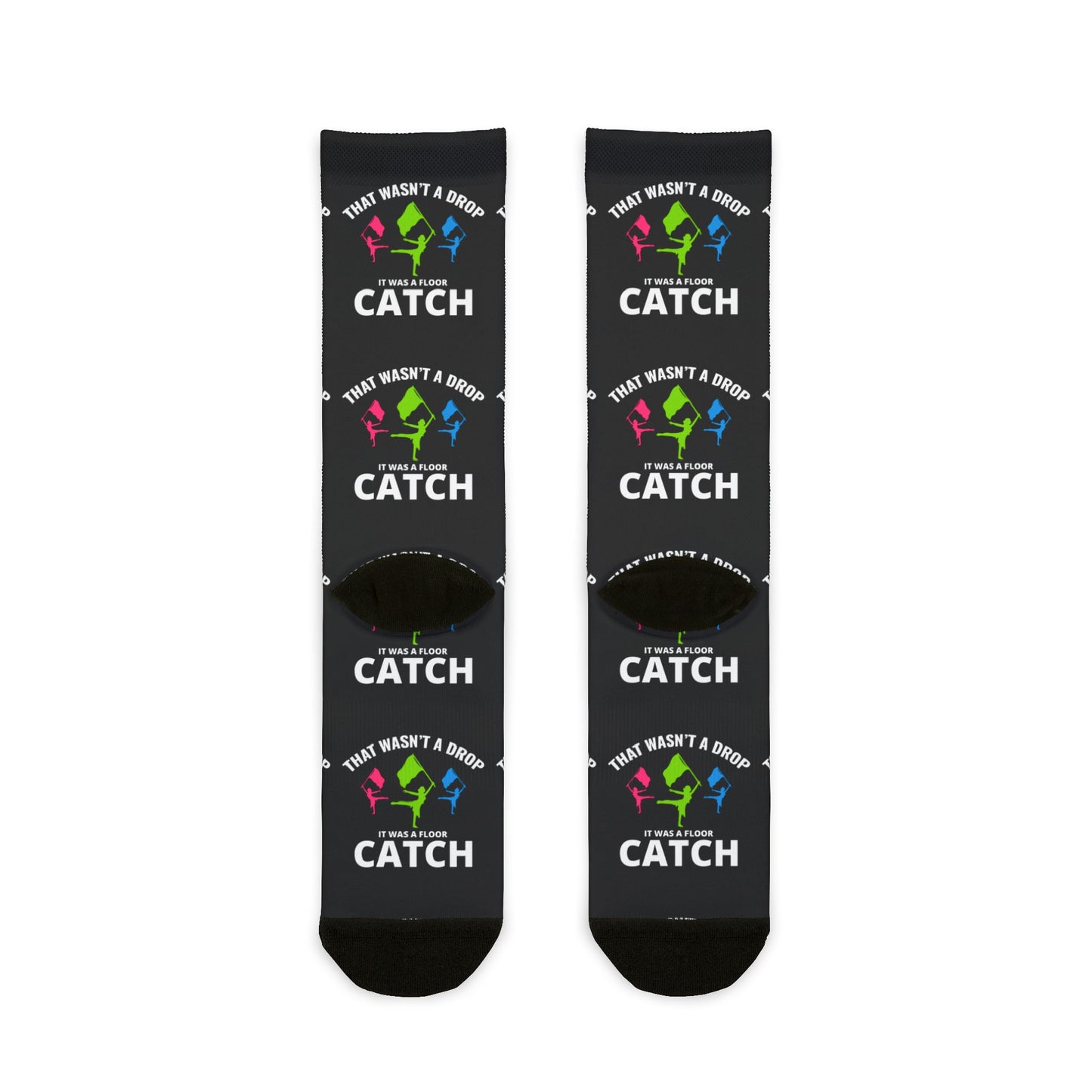 Color Guard Socks – Fun Design for Performers, Dancers, and Flag Enthusiasts