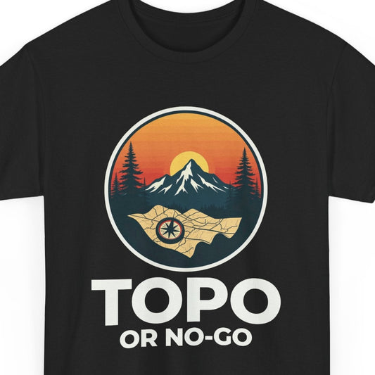 Adventure Cartography T-Shirt - GIS Mapping Enthusiast Tee for Outdoor Explorers & Geographers