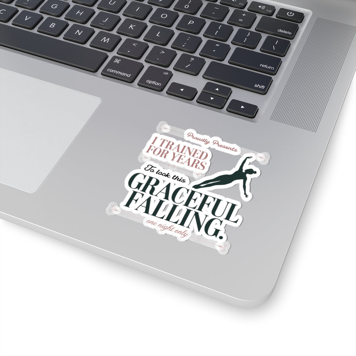 Pole Vault Sticker Funny Track Decal – Humorous Falling Quote for Pole Vaulter Athlete Jumper Runner
