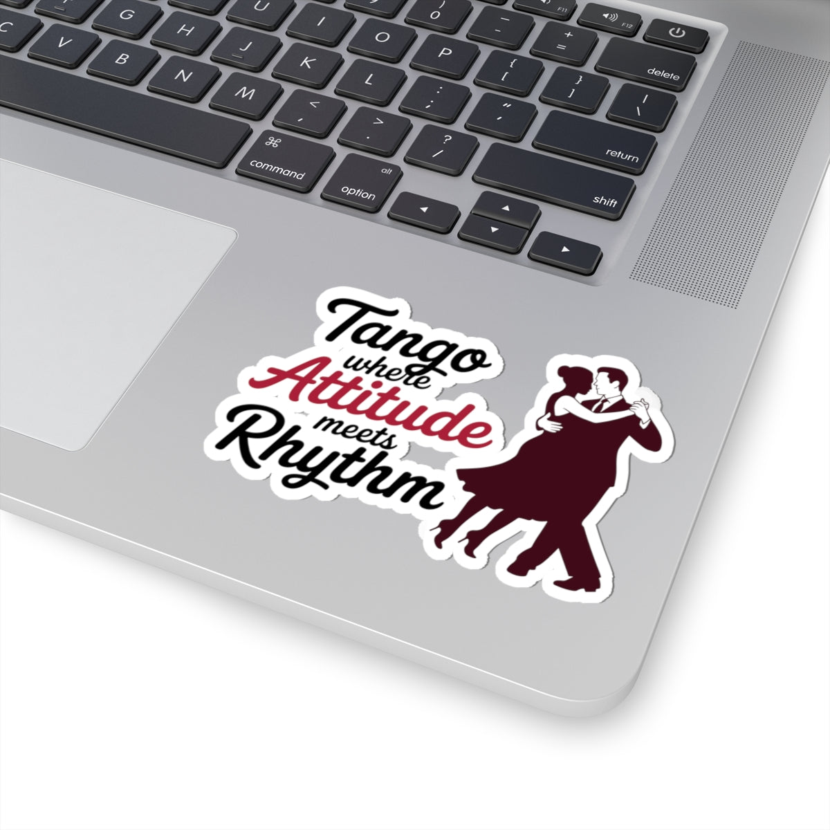 Tango Essence Sticker - Attitude Rhythm Fusion Vinyl Decal for Dancers, Ballroom Purists