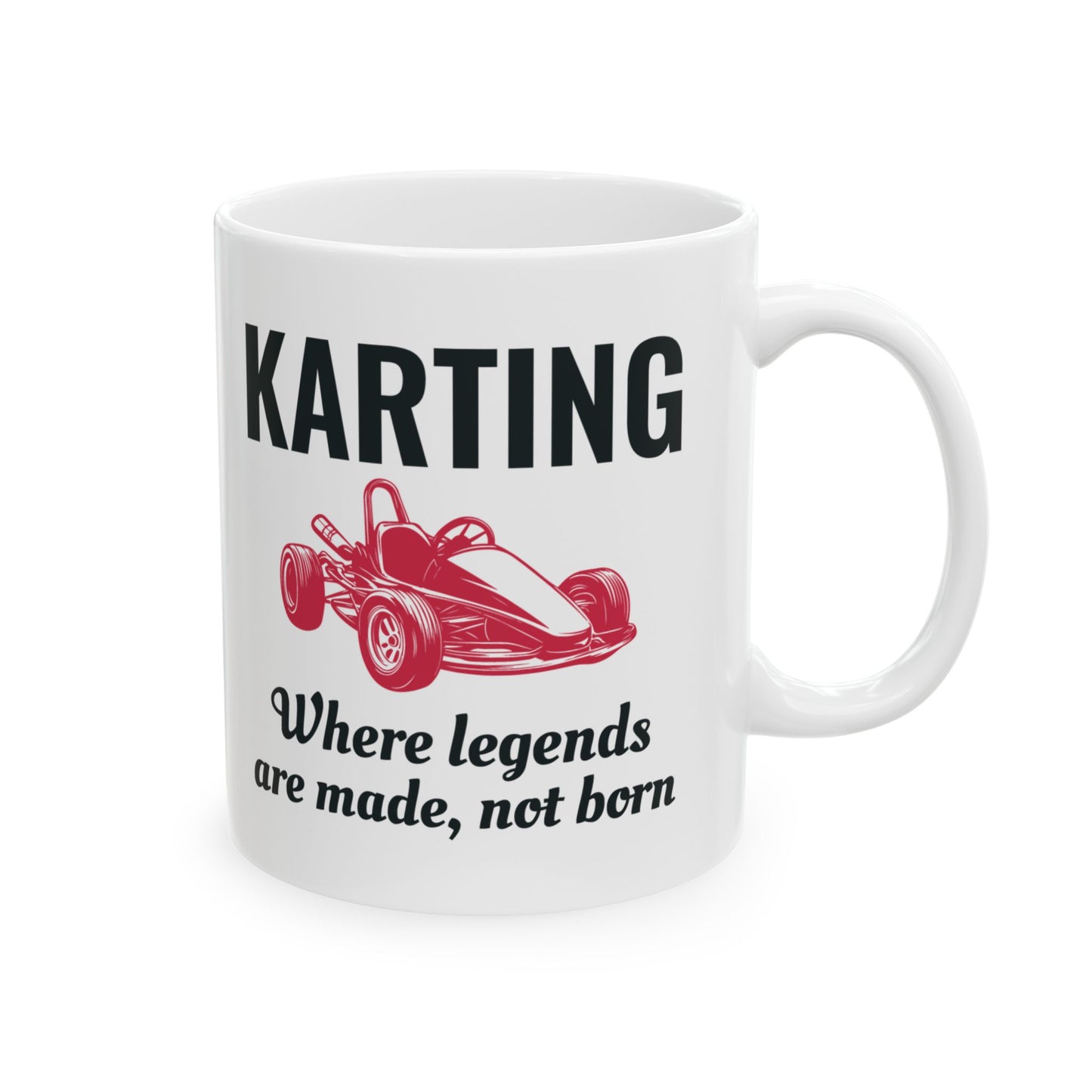 Go Kart Racing Mug for Karting Enthusiasts - Racing Passion