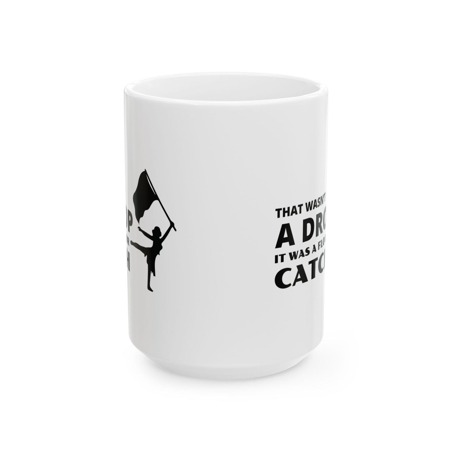 Color Guard Mug - Floor Catch Design for Performers & Fans
