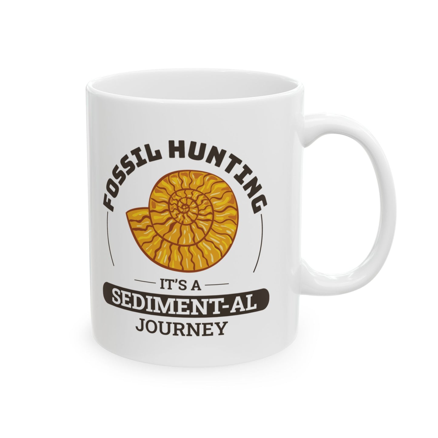 Dinosaur Fossil Mug for Fossil Hunter Enthusiasts - Sedimental Journey