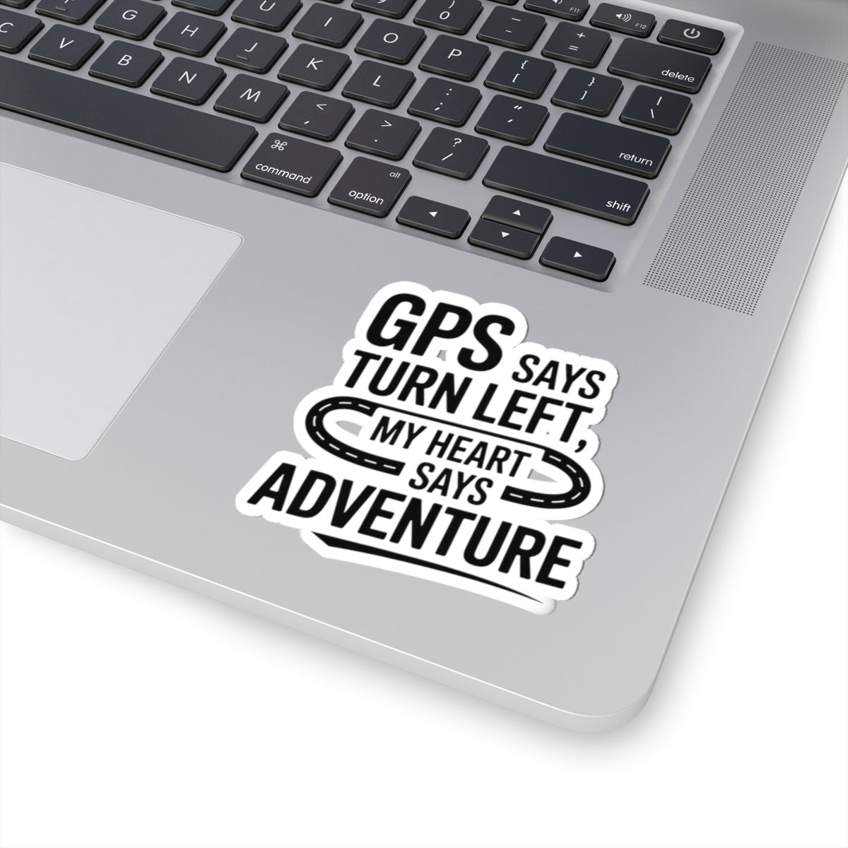 Adventure Navigation Sticker - Minimalist Map Art Vinyl Decal for Travelers & Explorers
