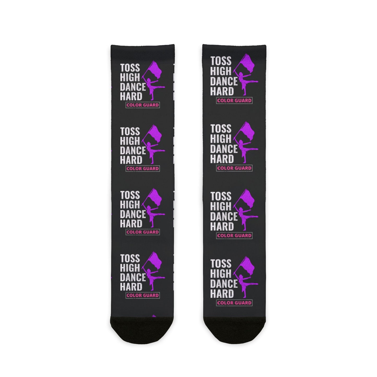 Color Guard Socks, Performance Athletic Wear for Marching Band