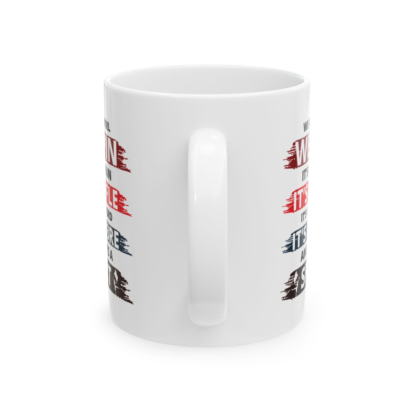 Color Guard Mug - Spin Rifle Sabre Design for Performers & Fans