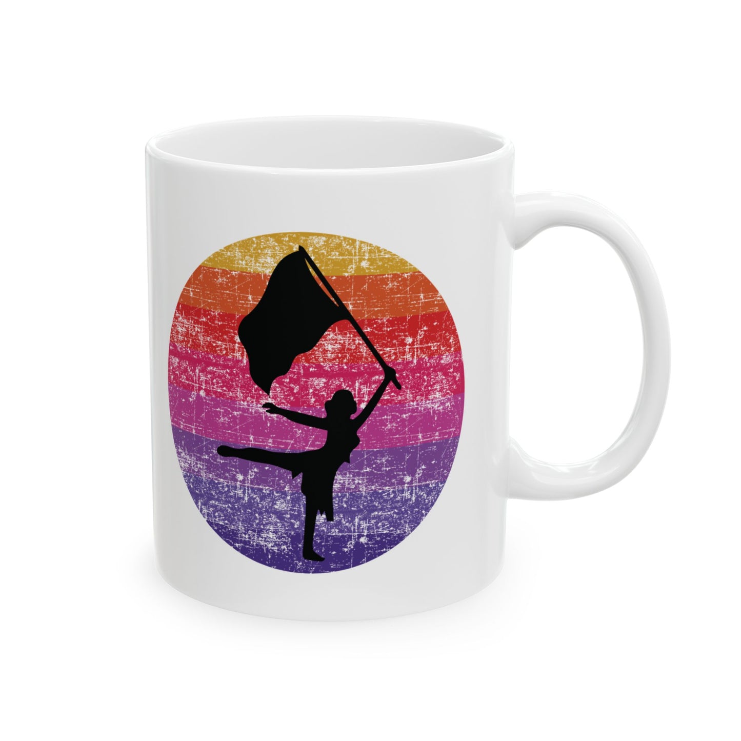 Color Guard Mug - Spin Toss Dance Perform Design for Enthusiasts