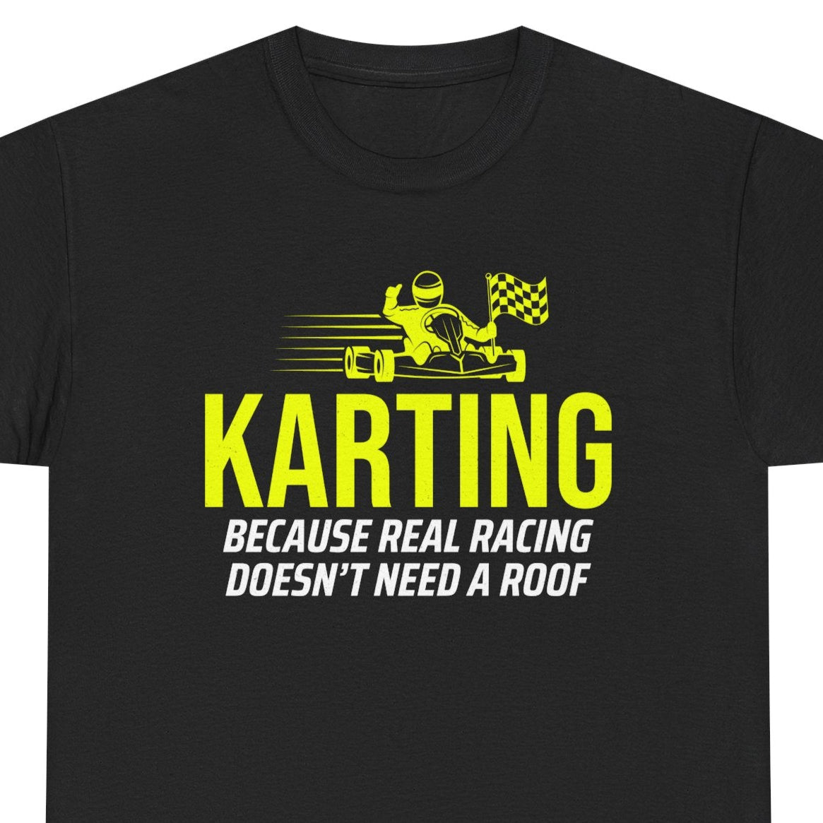Go Kart Racing T-Shirt - Open-Air Competition Shirt for Track Enthusiasts & Motorsport Purists