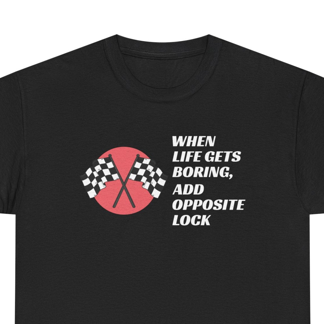 Drifting Drift Racing T-Shirt - Opposite Lock Tee for JDM Motorsport Enthusiasts