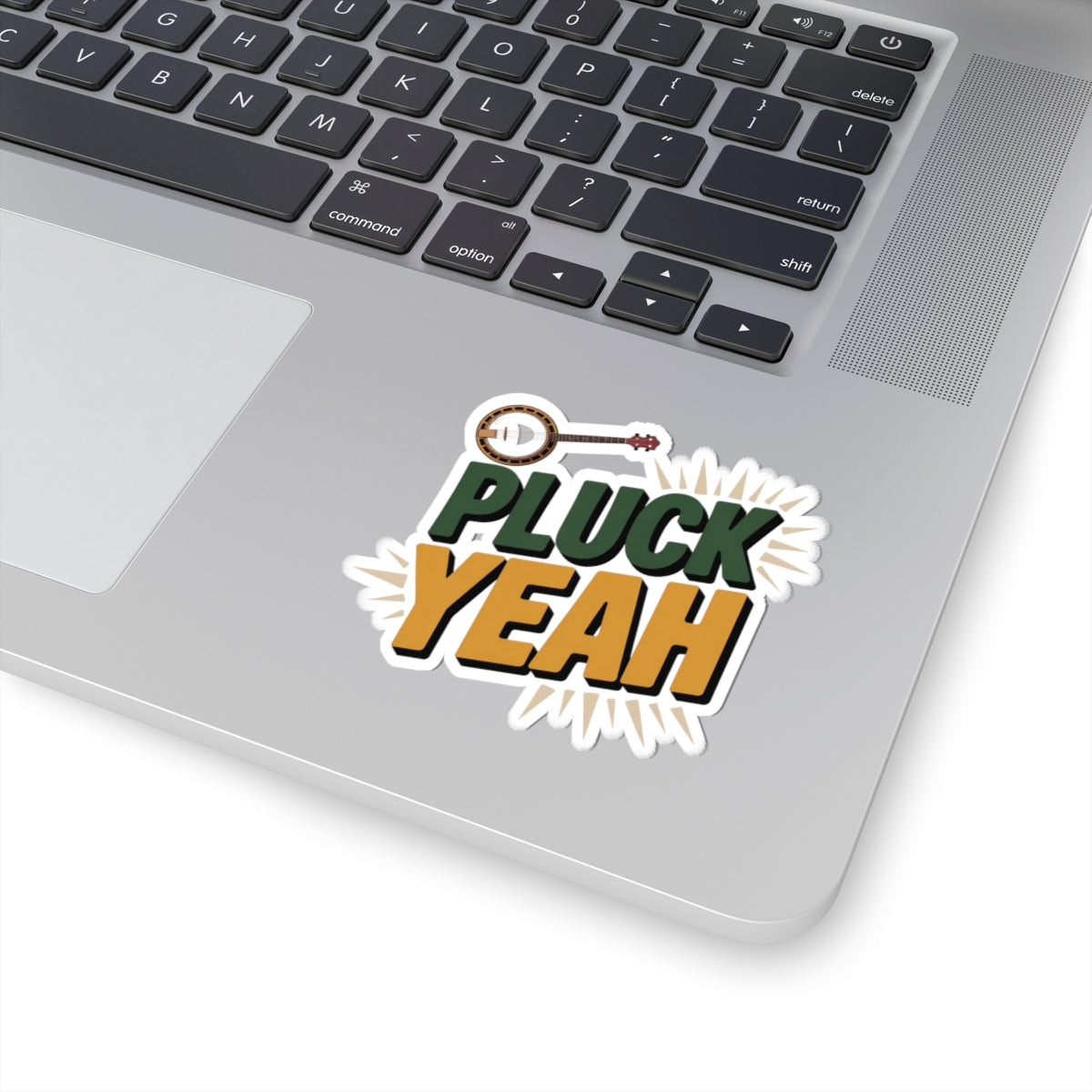 Banjo Sticker – Bold Funny Pun Decal for Bluegrass Musicians String Instrument Players