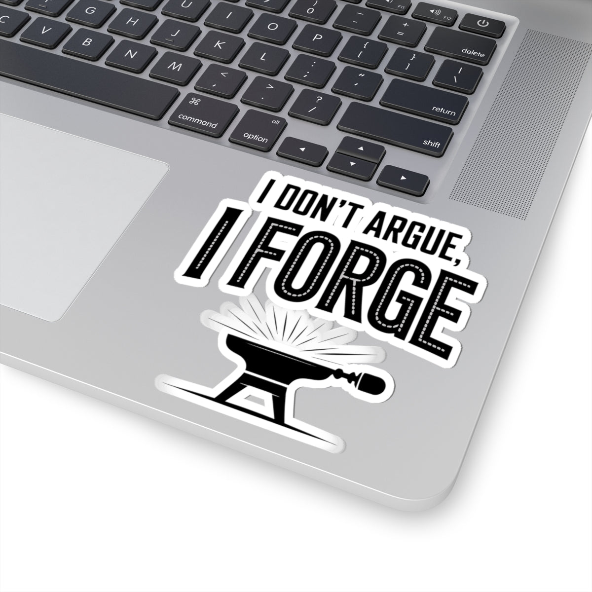 Blacksmith Anvil Sticker – Witty Forge Humor Decal for Iron Workers Bladesmiths and Metal Crafters
