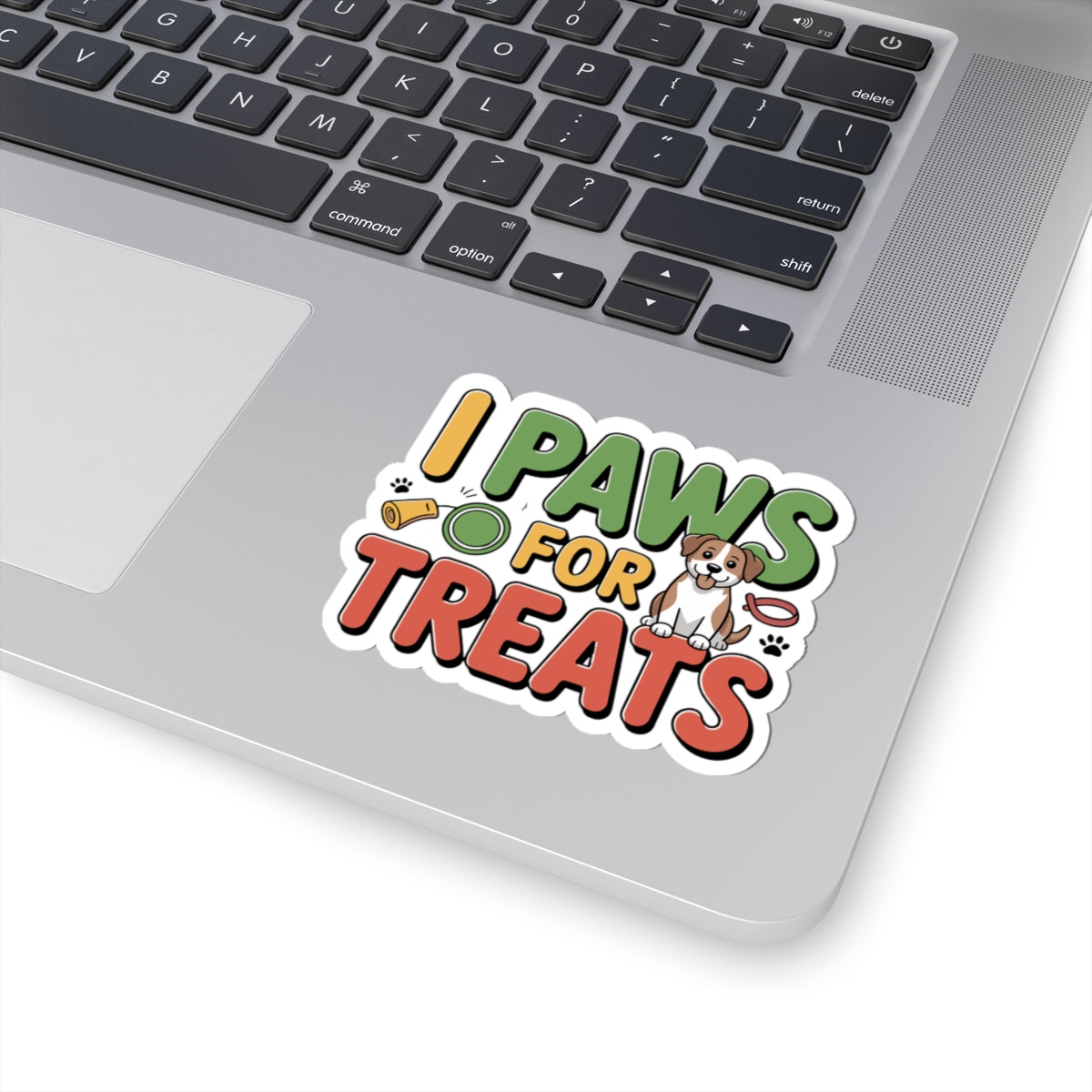 Funny Dog Training Sticker - Pet Treat Humor Vinyl Decal for Puppy Trainers Animal Lovers Canine Parents