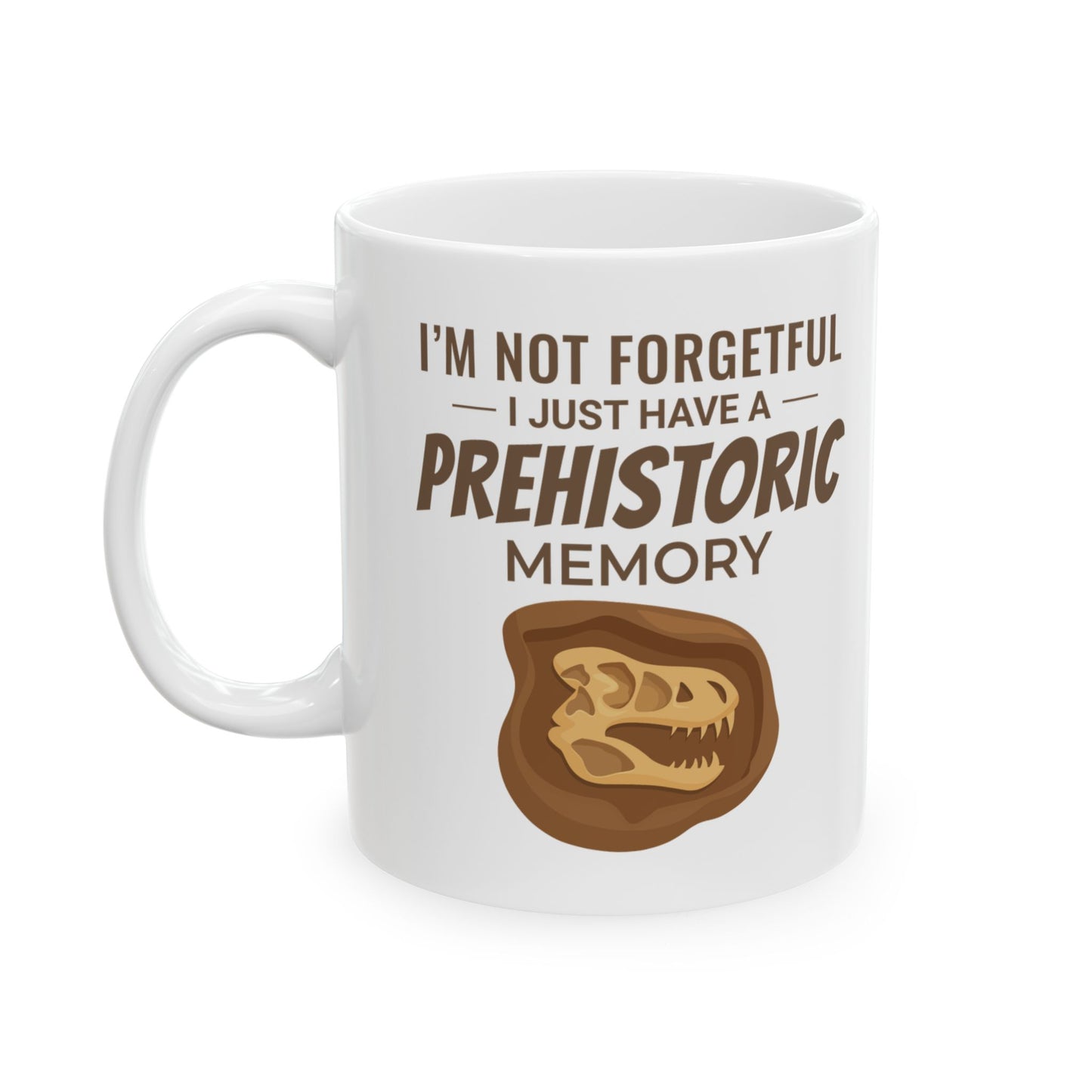 Dinosaur Fossil Mug Prehistoric Memory for Paleontology Students