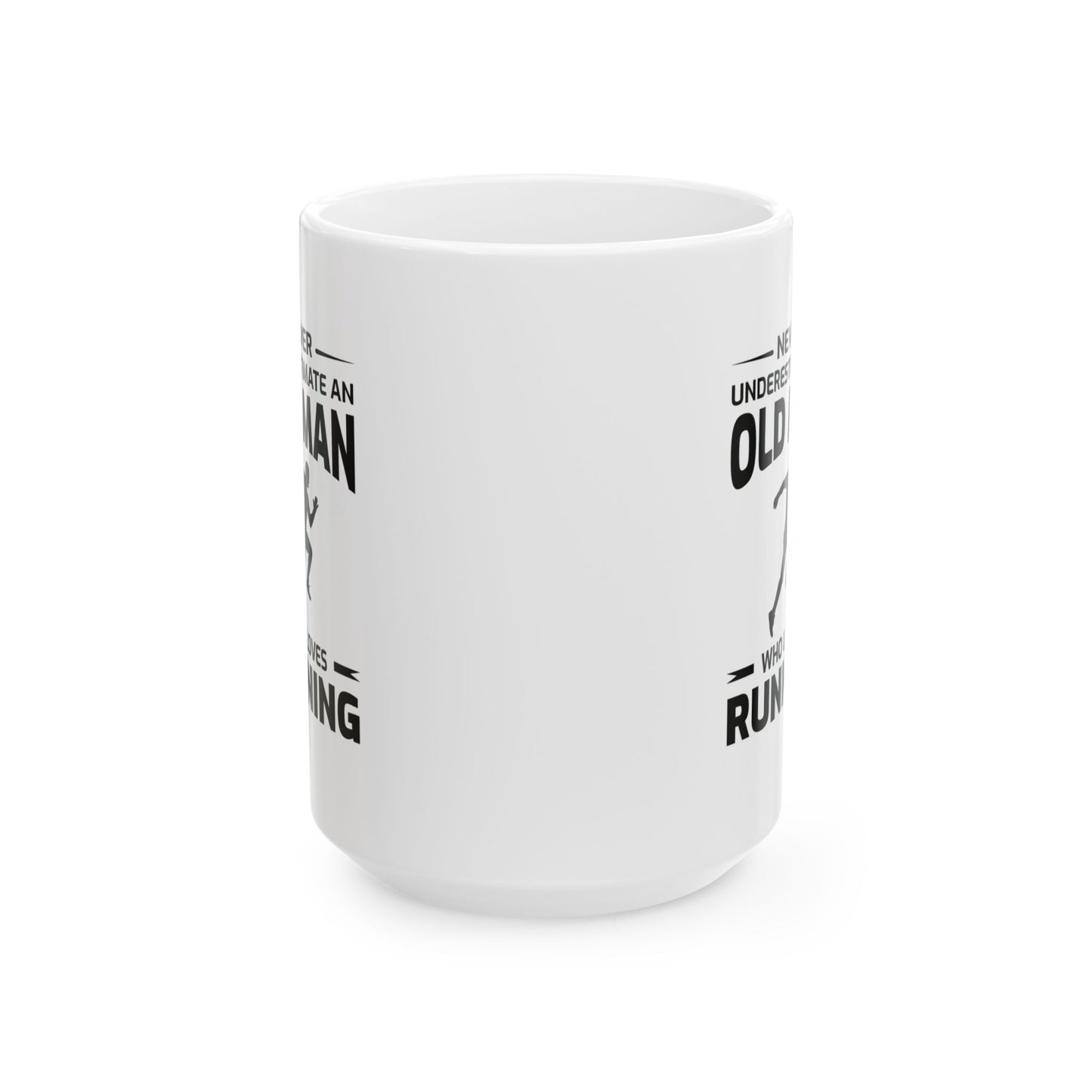 Laufbecher - Läufergeschenk, Senior Runner, Lustiges Laufzitat