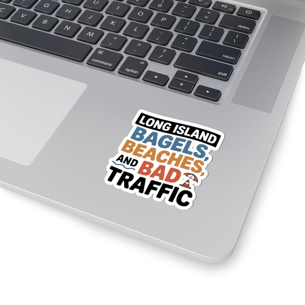 Long Island Sticker - New York Humor Vinyl Decal for NY Locals Beach Lovers Water Bottle Laptop Car Bumper