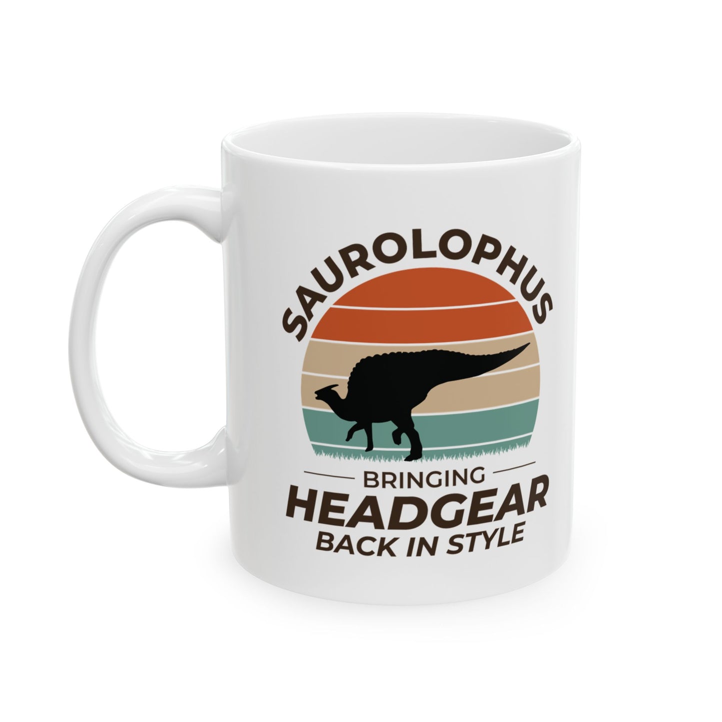 Dinosaur Fossil Mug - Saurolophus, Crested - Dino Collector