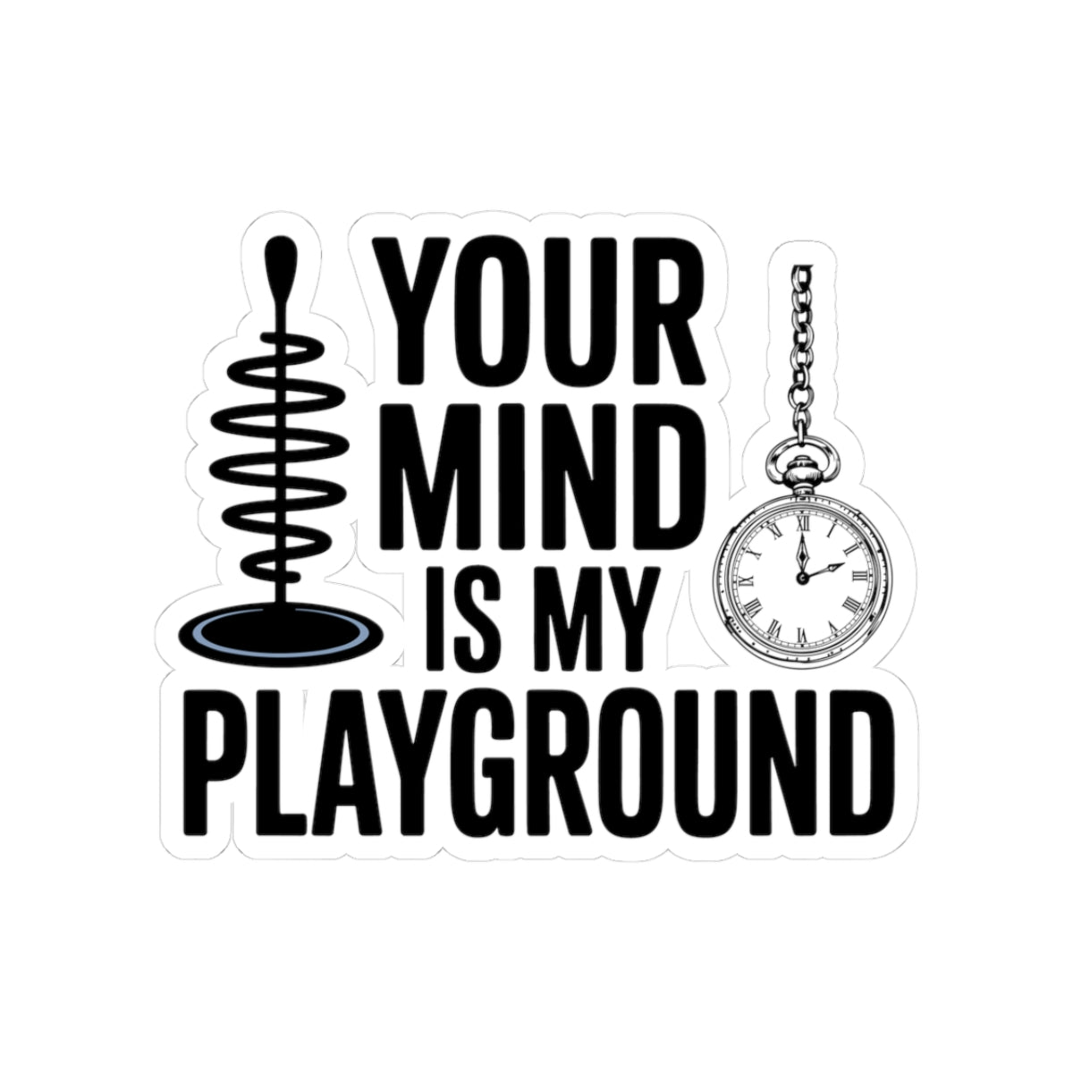 Hypnotist Exploration Sticker - Mind Playground Vinyl Decal for Hypnotists, Mental Adventurers