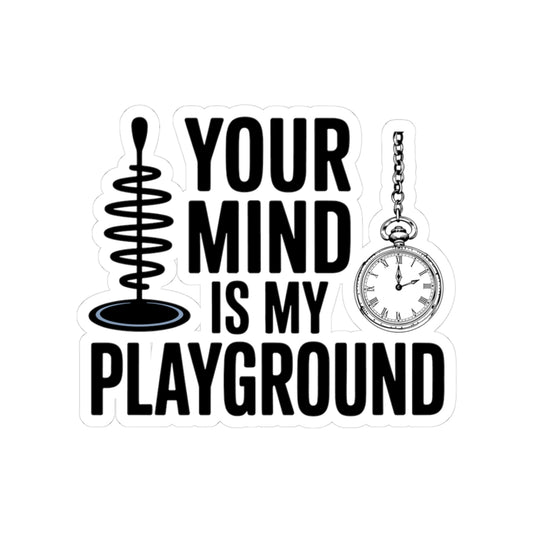Hypnotist Exploration Sticker - Mind Playground Vinyl Decal for Hypnotists, Mental Adventurers