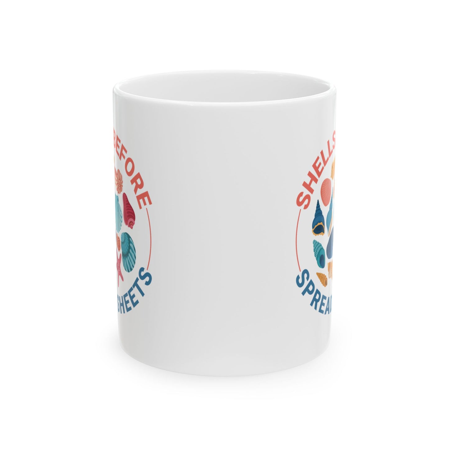 Seashells Collector Mug, Ocean Lover, Beachcomber