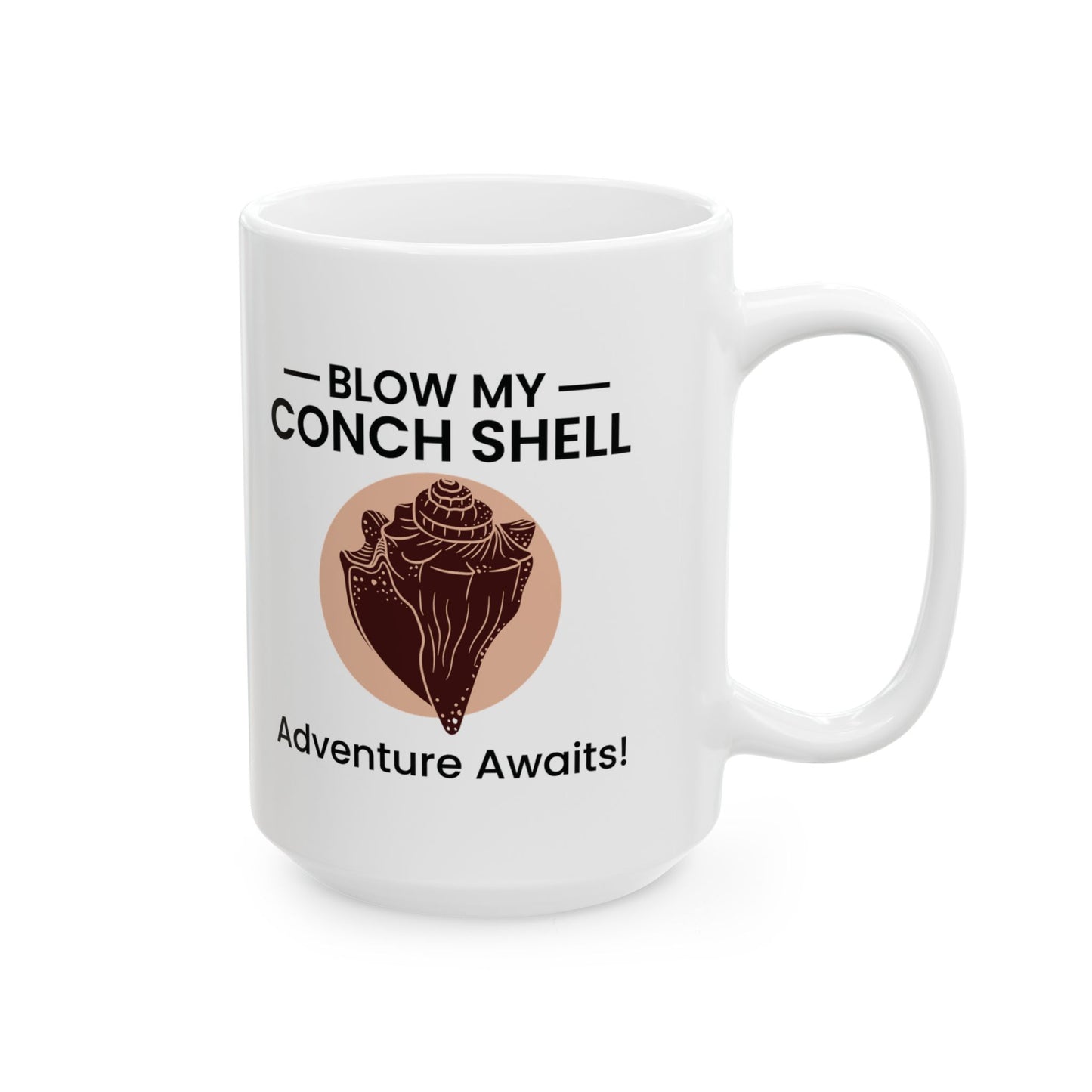 Conch Shell Mug for Adventurers and Island Explorers