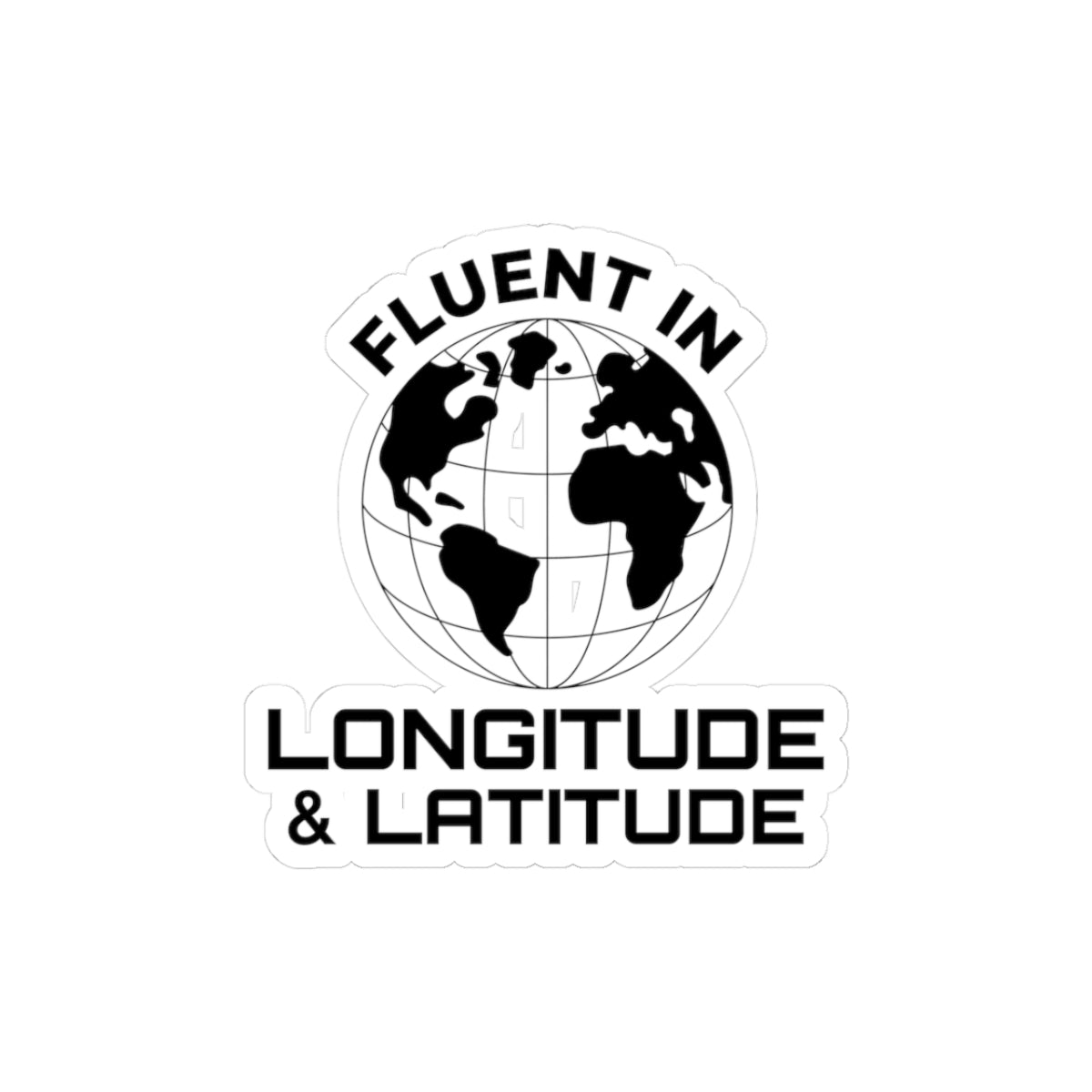 Coordinate Pro Sticker - Geospatial Language Vinyl Decal for Mapping Experts