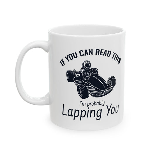 Go Kart Racing Mug for Enthusiasts - Lapping Fun Design