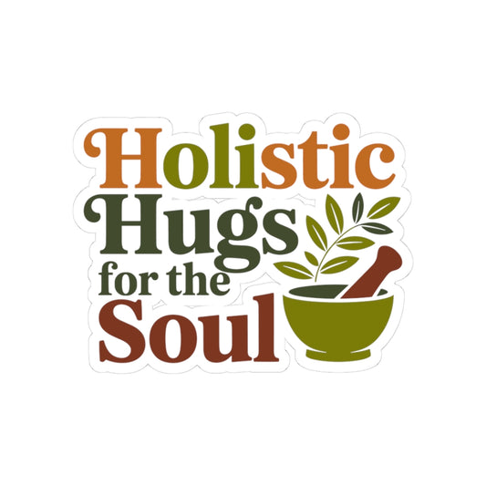 Holistic Healing Sticker - Soul Care Vinyl Decal for Herbalists, Wellness Practitioners
