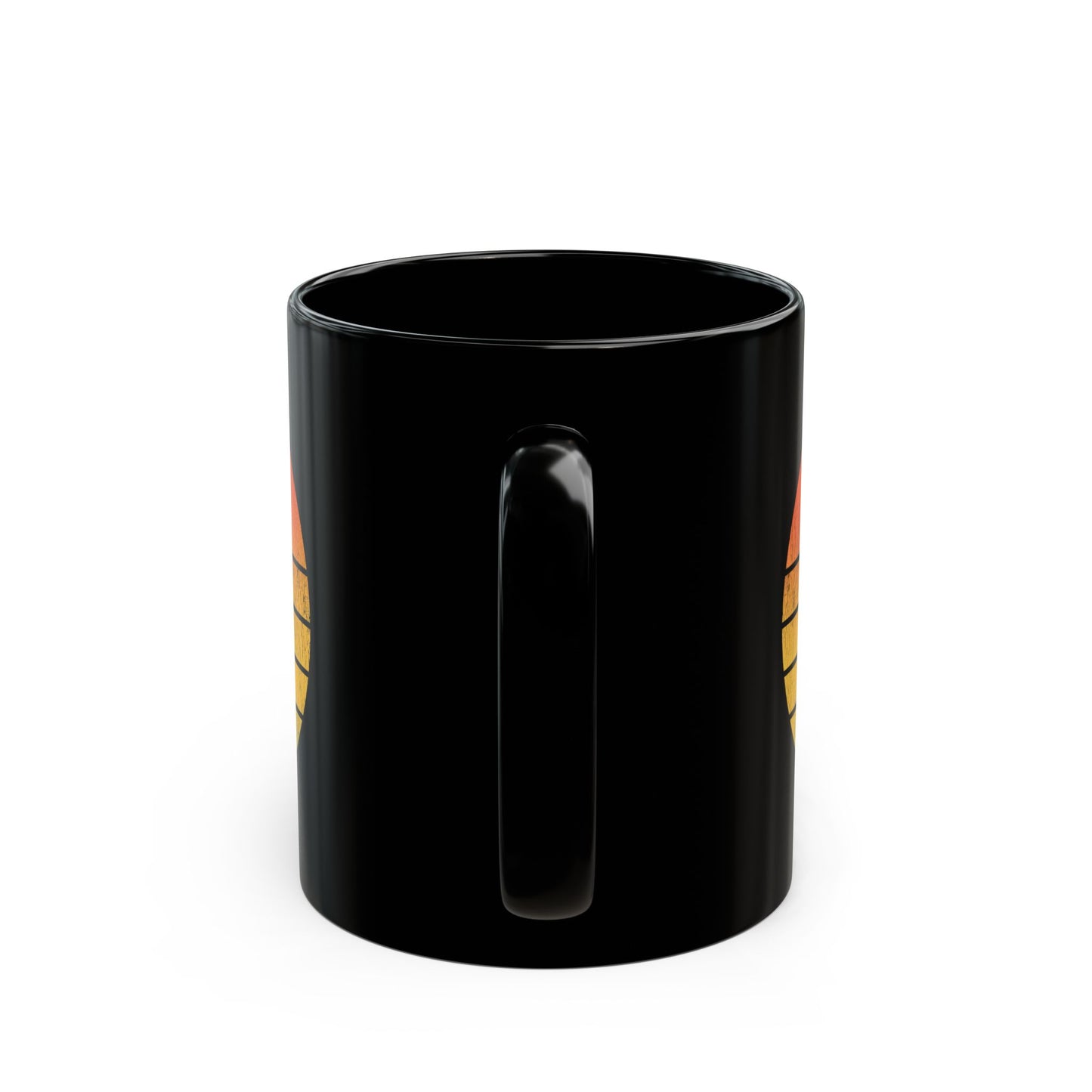 Pole Vault Mug Black – Sunset Themed Track & Field Gift for Athletes, Coaches, Vaulters 11oz