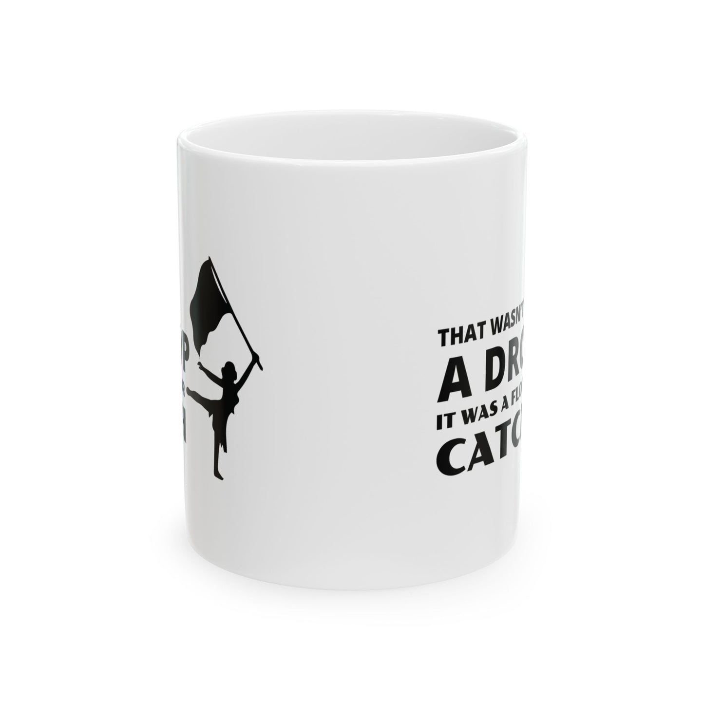 Color Guard Mug - Floor Catch Design for Performers & Fans