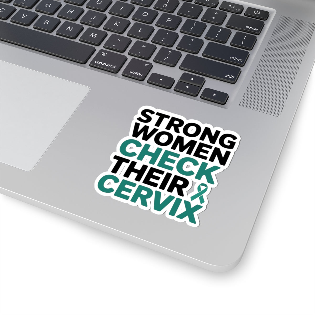 Empowering Health Sticker - Cervical Cancer Awareness Vinyl Decal for Strong Women, Survivors, and Warriors